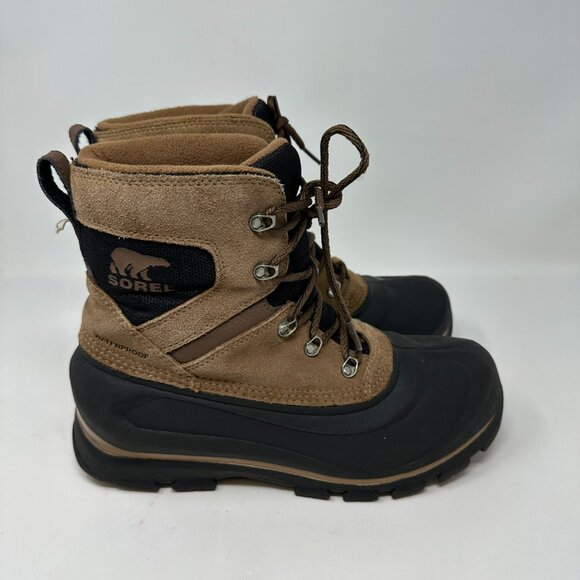 SOREL Men's Buxton Lace Waterproof Boot - Delta, Black - 7 - Picture 3 of 16